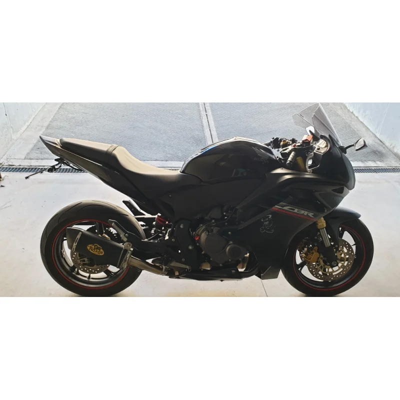 Instalar en pc Camino palma Escape deportivo para Honda CBR 600 F 2011-2013 Special Titanium Black