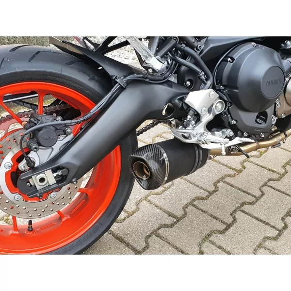 Doublefire Titanium Black Roadsitalia Yamaha MT-09 2017-2020