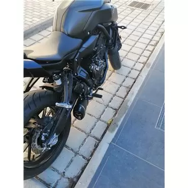 Doublefire Titanium Black Roadsitalia Yamaha MT-07 2017-2020