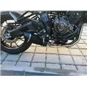 Doublefire Titanium Black Roadsitalia Yamaha MT-07 2014-2016