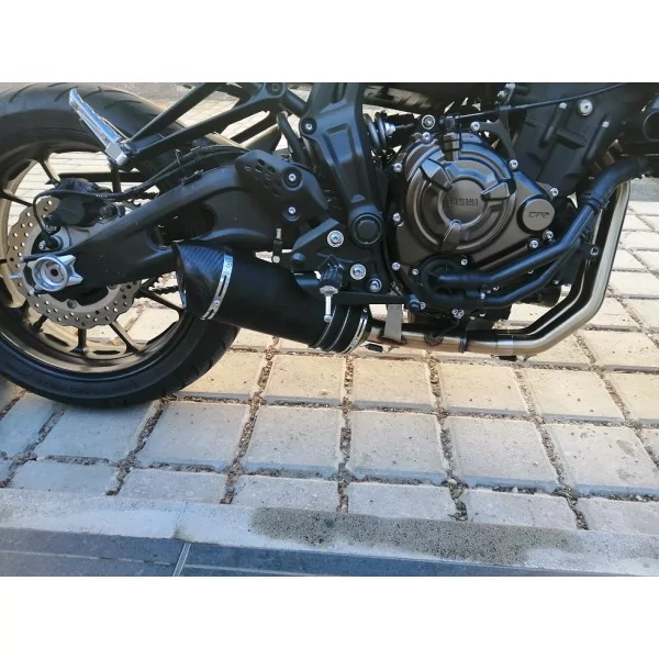 Doublefire Titanium Black Roadsitalia Yamaha MT-07 2014-2016
