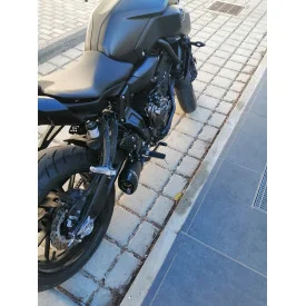 Doublefire Titanium Black Roadsitalia Yamaha MT-07 2014-2016