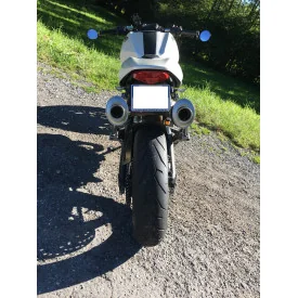Short Titanium Black Roadsitalia Ducati Monster 696 796 1100