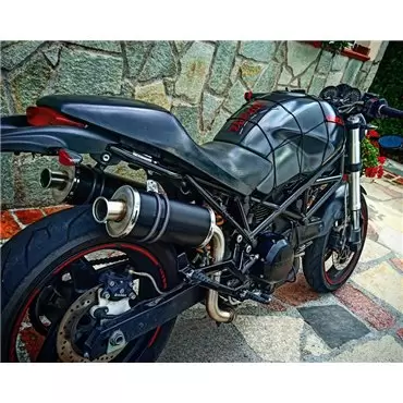 Short Titanium Black High Roadsitalia Ducati Monster 600 620 695 750 800 900 1000 S4