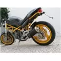 Short Titanium Black Basso Roadsitalia Ducati Monster 600 620 695 750 800 900 1000 S4