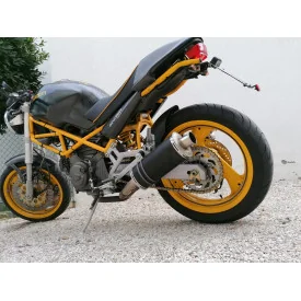 Short Titanium Black Bajo Roadsitalia Ducati Monster 600 620 695 750 800 900 1000 S4
