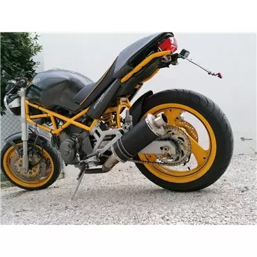 Short Titanium Black Basse Roadsitalia Ducati Monster 600 620 695 750 800 900 1000 S4