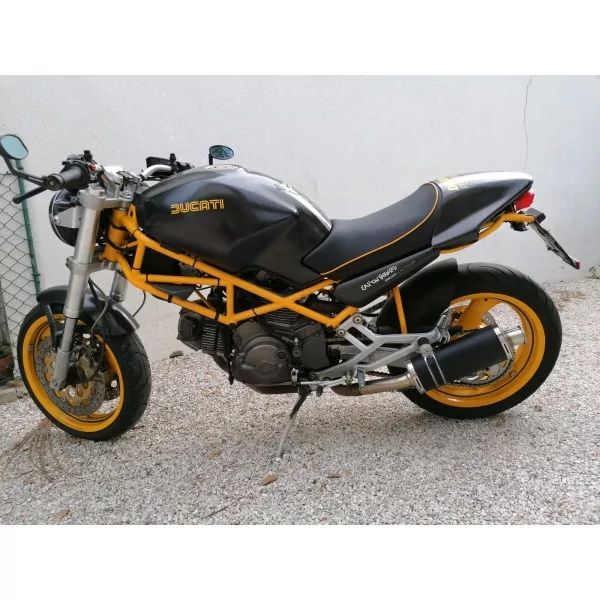 Short Titanium Black Bajo Roadsitalia Ducati Monster 600 620 695 750 800 900 1000 S4