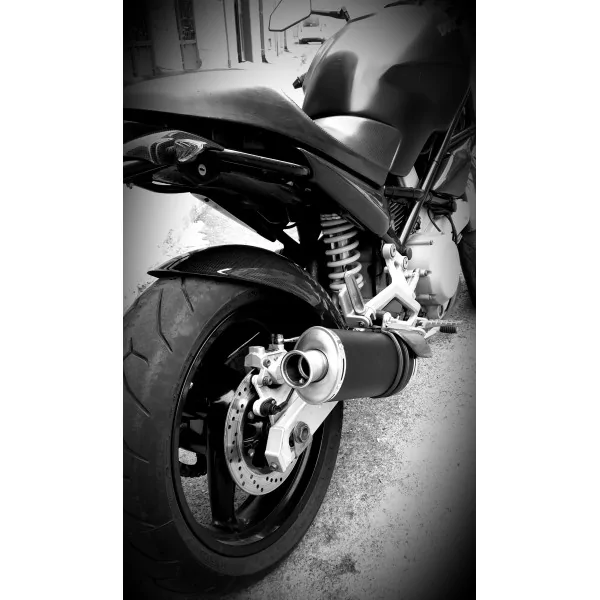 Short Titanium Black Basso Roadsitalia Ducati Monster 600 620 695 750 800 900 1000 S4