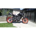Doublefire Titanium Black Roadsitalia Yamaha MT-07 2014-2016