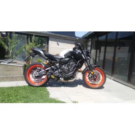Doublefire Titanium Black Roadsitalia Yamaha MT-07 2014-2016