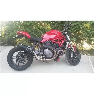 Doublefire Titanium Black Roadsitalia Ducati Monster 1200 2017-2020