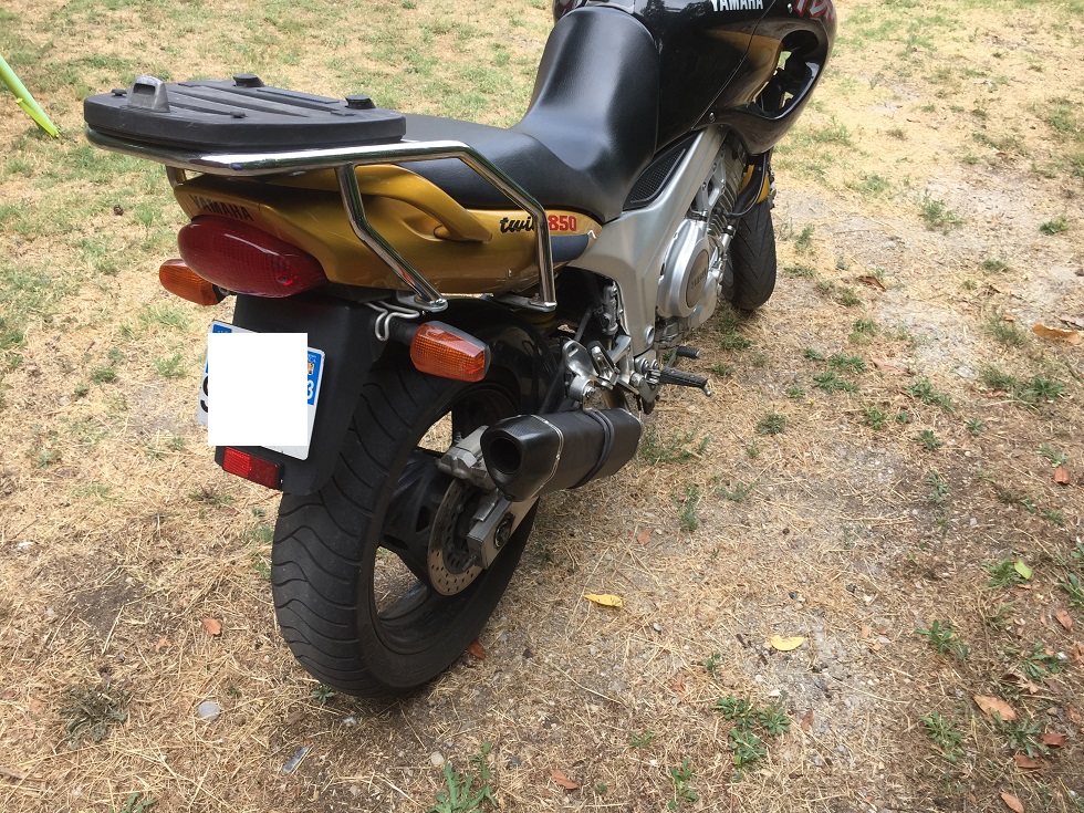 Pair of Exhausts for Yamaha TDM 850 Projsix Titanium Black