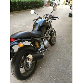 Power Titanium Black Basso Roadsitalia Ducati Monster 600 620 695 750 800 900 1000 S4