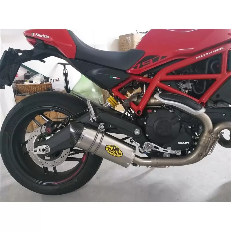 Sportauspuff für Ducati Monster 797 Special Titanium
