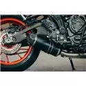 Doublefire Titanium Black Roadsitalia Yamaha MT-07 2021-