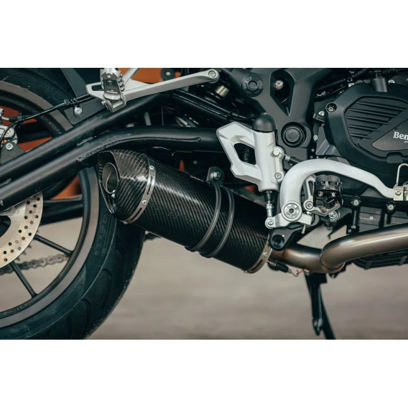 Storm By Mivv Oval Stainless Exhaust – Benelli TRK 502 2017–2022, 74.E.003.LX1