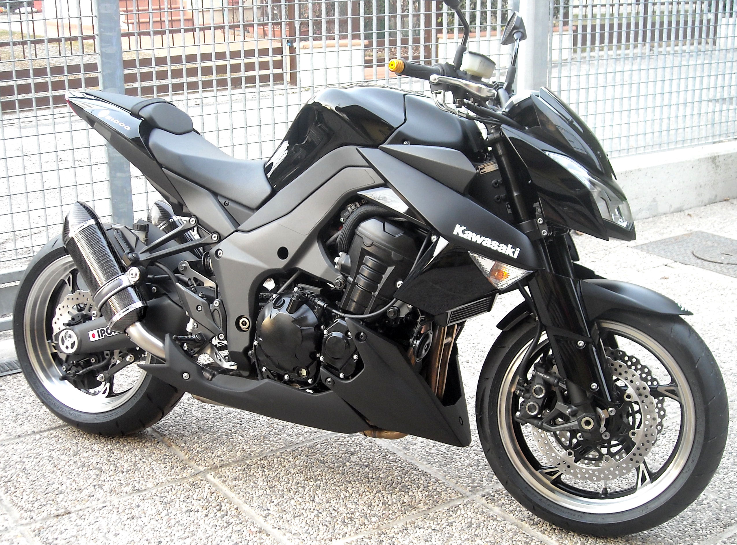 【nalu】速達 Exhaust for Kawasaki Z1000 (no SX) 2004-2006 Power Carbon