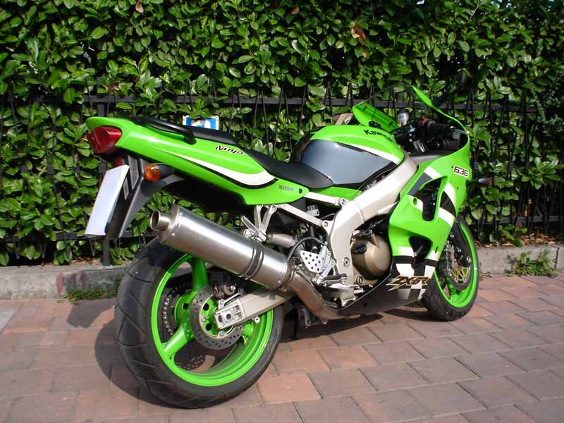 Exhaust for Kawasaki Zx-6r 636 1998-2002 Ovale Titanium