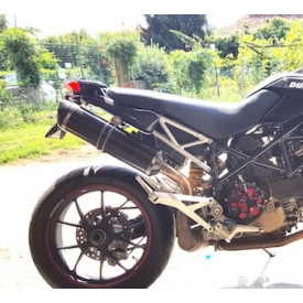 Doublefire Titanium Black Roadsitalia Ducati Hypermotard 1100