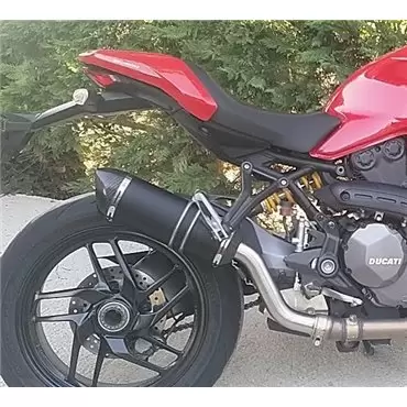Doublefire Titanium Black Roadsitalia Ducati Monster 821 2017-2020