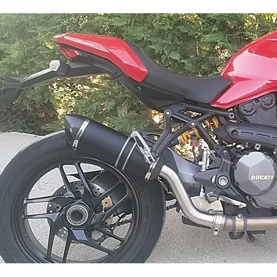 Doublefire Titanium Black Roadsitalia Ducati Monster 821 2017-2020