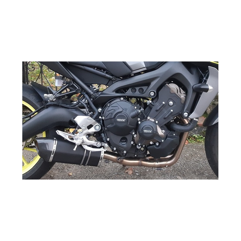 Ligne d'échappement Spark inox Force Low pour Yamaha MT-09 14-20