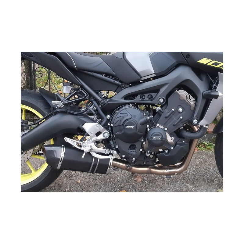 Exhaust for Yamaha XSR 900 2016 2020 Projsix Titanium Black