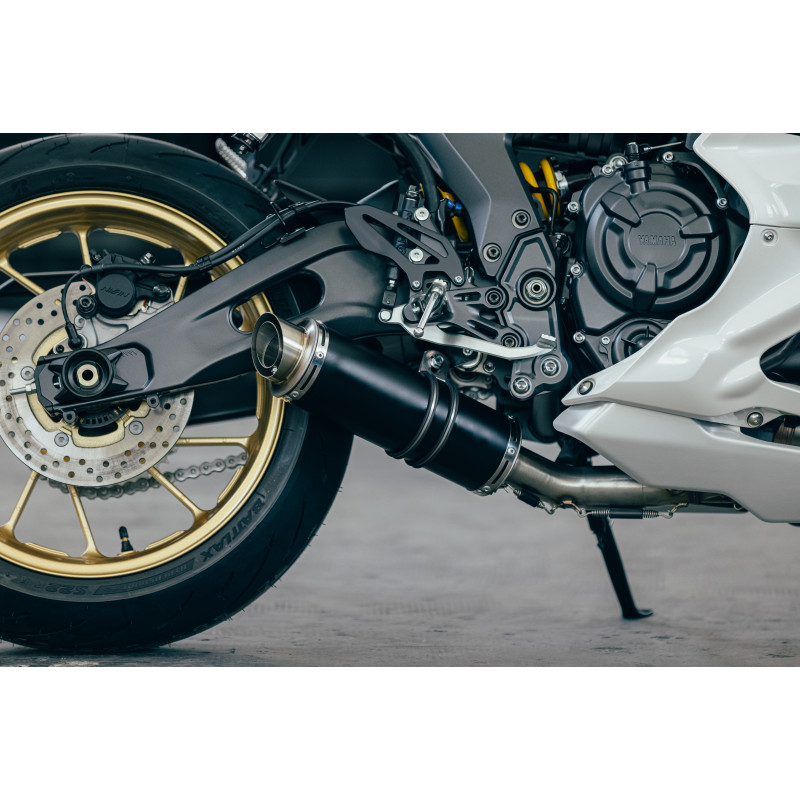 Sportauspuff für Yamaha R7 Thunder Titanium Balck