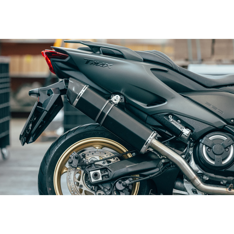 Exhaust for Yamaha TMax 560 Projsix Titanium Black