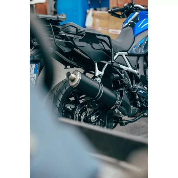 Ovale Titanium Black Roadsitalia Suzuki V-Strom 800