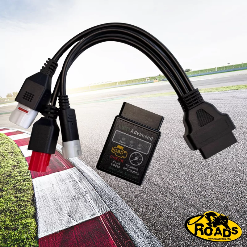 Kit de Diagnóstico Moto OBD2 Bluetooth ELM327 V1.5 + Cable 3 en 1 (Yamaha 3Pin/4Pin + Euro5+ 6Pin) Kit de Diagnóstico Moto OBD2 Bluetooth ELM327 V1.5 + Cable 3 en 1 (Yamaha 3Pin/4Pin + Euro5+ 6Pin)