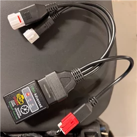 Kit de Diagnóstico Moto OBD2 Bluetooth ELM327 V1.5 + Cable 3 en 1 (Yamaha 3Pin/4Pin + Euro5+ 6Pin)