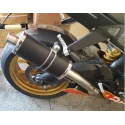 Short Titanium Black Roadsitalia Aprilia RSV 1000 1999-2003