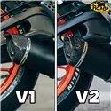 Doublefire Titanium Black Roadsitalia Kawasaki Ninja 650 2023-