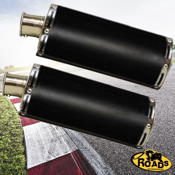 Short Titanium Black Roadsitalia Ducati 848 1098 1198