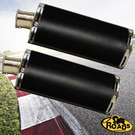 Short Titanium Black Roadsitalia Ducati 848 1098 1198