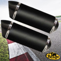 Doublefire Titanium Black Roadsitalia Aprilia Tuono 1000 2004-2010