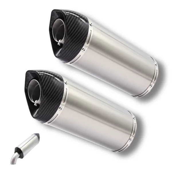 Doublefire Titanium Low Roadsitalia Ducati Monster 600 620 695 750 800 900 1000