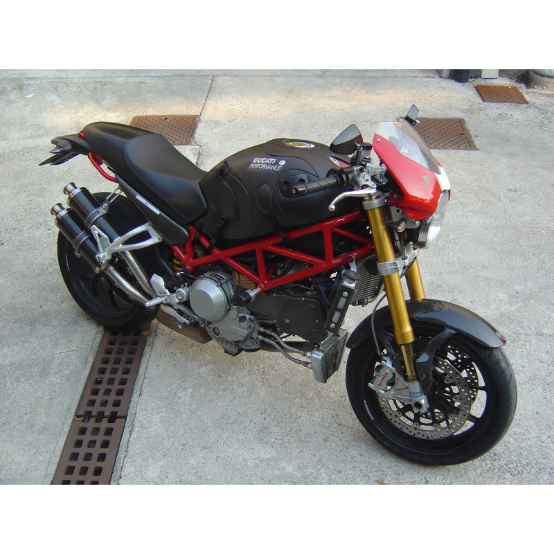 Ducati Monster S2R S4R S4RS 100% Carbon Auspuff Hitzeschutz