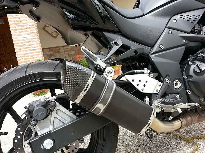 Tubo Di Scarico Suuonee Per Kawasaki Z750 2007-2012 - Acciaio Inox Completo - Foto 8