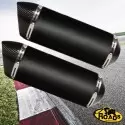 Doublefire Titanium Black Roadsitalia Triumph Speed Triple 1050 2016-2017