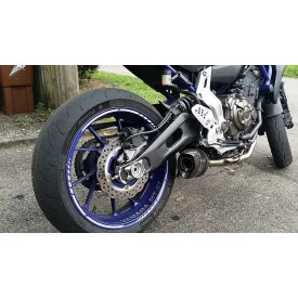 Doublefire Titanium Black Roadsitalia Yamaha MT-07 2014-2016