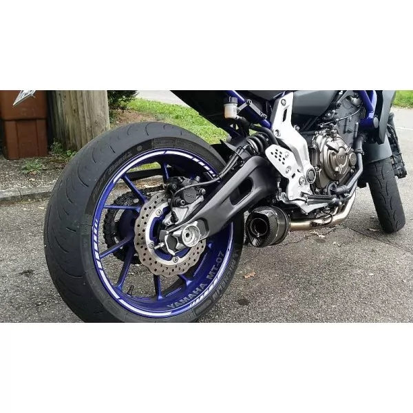 Doublefire Titanium Black Roadsitalia Yamaha MT-07 2014-2016