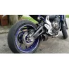 Doublefire Titanium Black Roadsitalia Yamaha MT-07 2014-2016