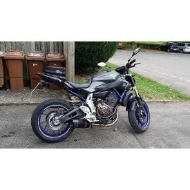 Doublefire Titanium Black Roadsitalia Yamaha MT-07 2014-2016