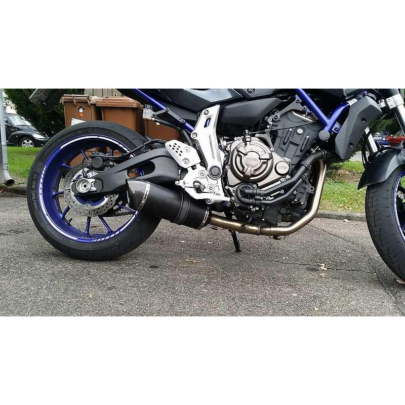 Doublefire Titanium Black Roadsitalia Yamaha MT-07 2017-2018 Doublefire Titanium Black Roadsitalia Yamaha MT-07 2017-2018