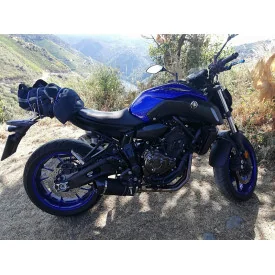 Doublefire Titanium Black Roadsitalia Yamaha MT-07 2014-2016