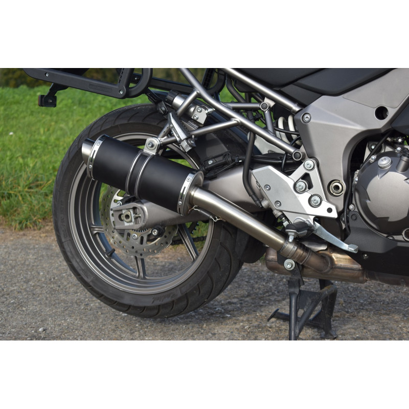 Exhaust for Kawasaki Versys 1000 20172018 Power Titanium Black