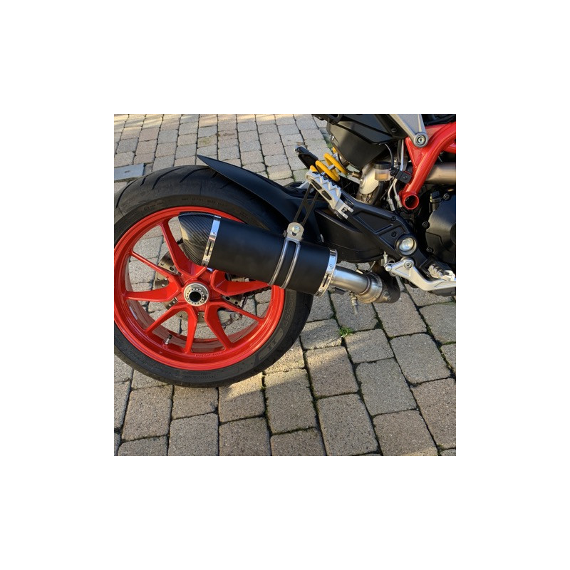 Sportauspuff fur Ducati Hypermotard 939 2016 2018 Special Titanium Black
